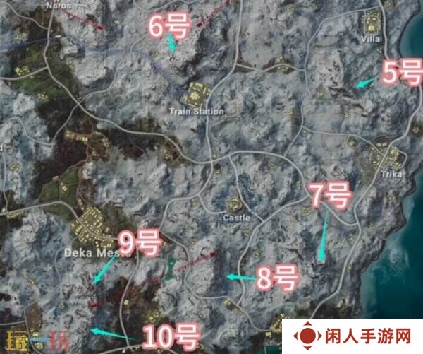 PUBG全地图密室位置汇总 密室分布点位高清图解