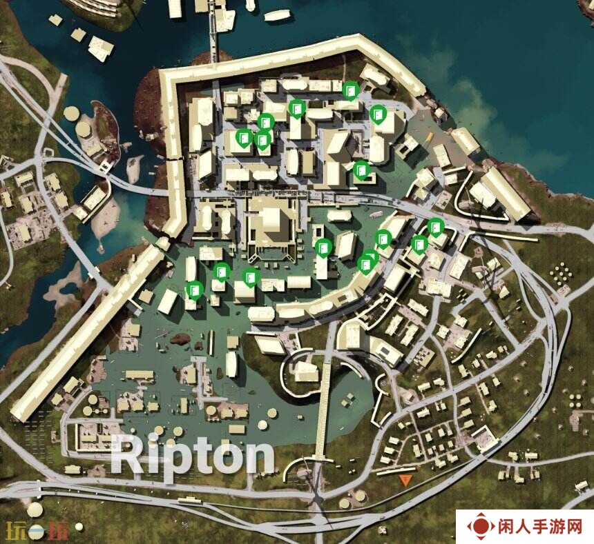 PUBG帝斯顿安全门位置大全 安全门密室全点位高清图