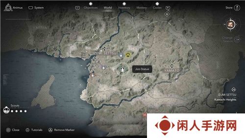 刺客信条影和泉摄津地藏像位置一览 