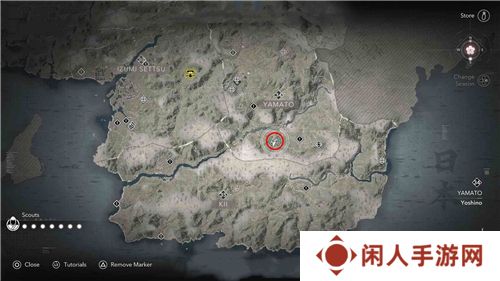刺客信条影传奇墨绘位置一览 传奇樱鹿 