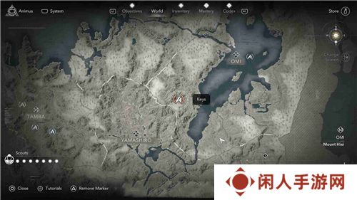 刺客信条影近江秘钥位置 