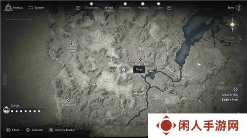 刺客信条影山城秘钥位置 