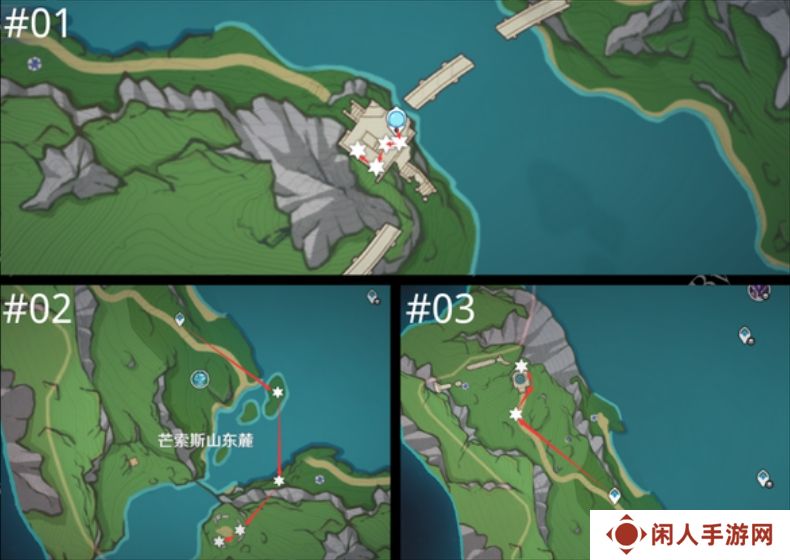 原神子探测单元采集轮路线分享 
