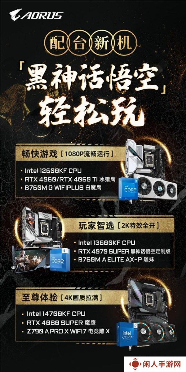 《黑神话:悟空》腾云驾雾来，技嘉RTX 4070 SUPER 悟空联名显卡 助力共绘西游神话新篇