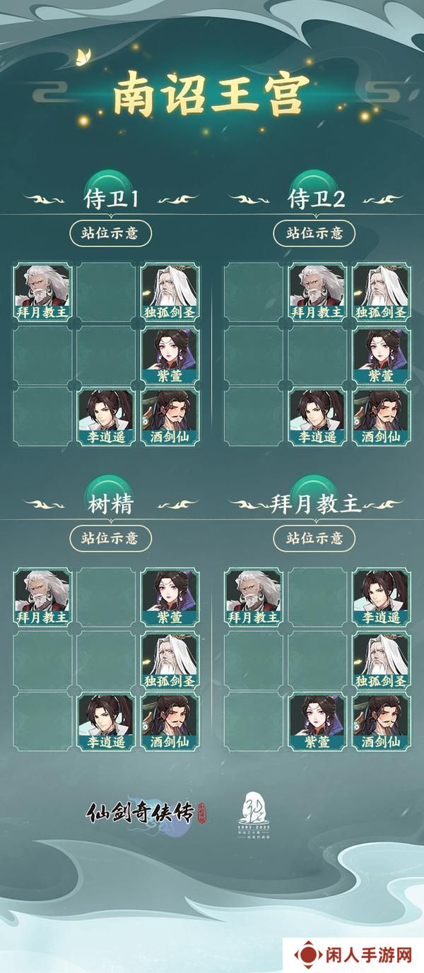 【仙一完结】南诏地宫&王宫通关阵容参考（内有礼包）